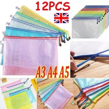 12PCS A3/A4/A5 Plastic Wallet
