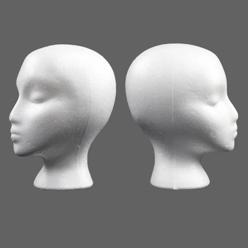 Polystyrene foam head - head, dummy