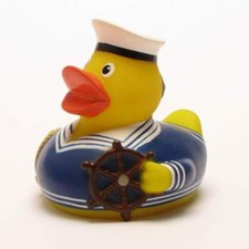 Rubber Duck Sailor blue Bath Duck