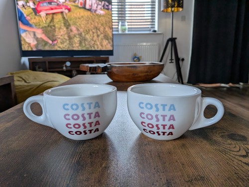 Costa coffee white branded - coffee,