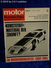 Motor Rundschau 8/67 Eriba