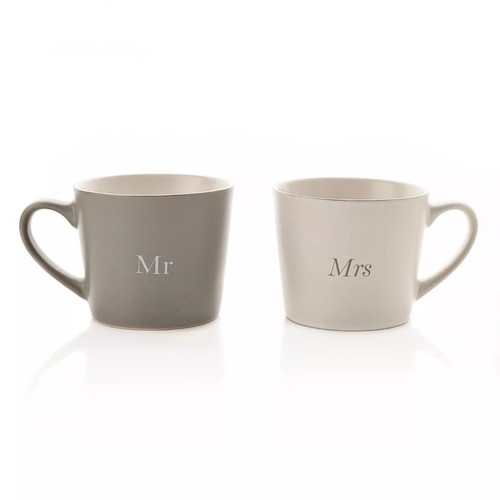 Mrs stoneware mug set - mr,