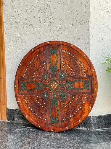 Celtic wooden shield - celtic,