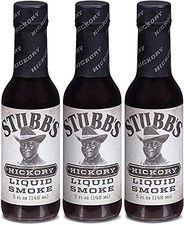 Stubbs Hickory Liquid Smoke 148 ml (3 Pack) – Vegan Gluten-Free Seasoning