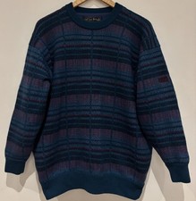 1990s Pringle x Nick Faldo Collection Mens XL Lined Golf Jumper Wool Vintage