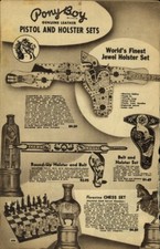 1950 PAPER AD Pony Boy Leather