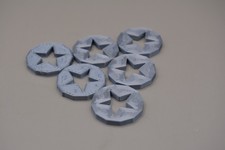 6x £1 Trolley Tokens Coin Keyring Set – Shopping Trolley & Locker Token UK 🛒🔑