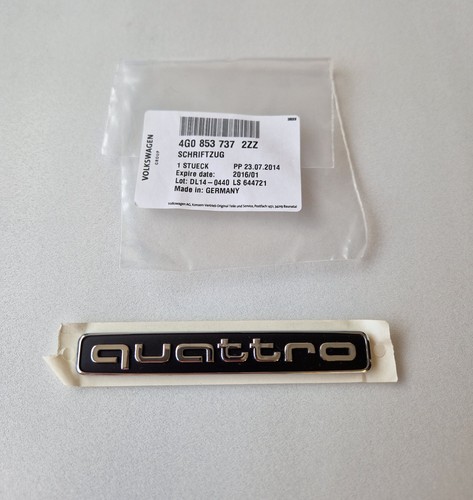Genuine audi quattro rear boot - genuine,