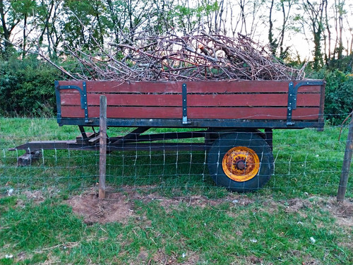 Tonne tipping farm trailer - tonne,