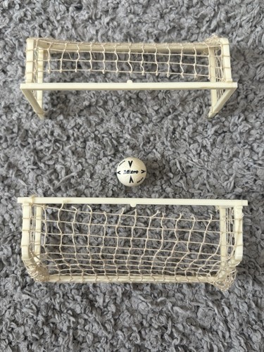 Subbuteo goals and mitre - and,