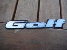 VW MK3 GOLF REAR SCRIPT BADGE