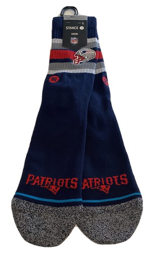 Stance patriots crew socks - patriots,