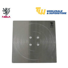 NELA Trowels 14" x 14" Aluminium Hawk with BiKo Cork Grip Handle 407035BK