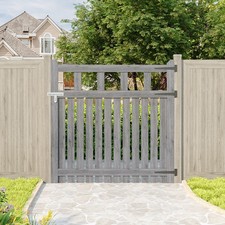 Wooden Garden Gate Farm Outdoor Entrance Pedestrian Gate Retro Fence Panel Decor