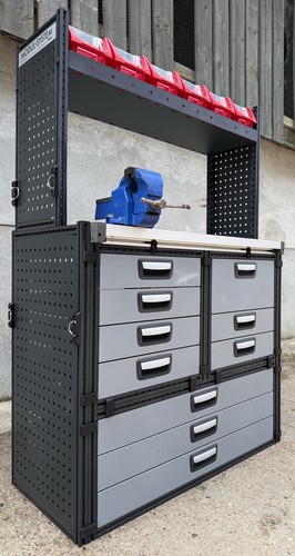 Van racking shelving drawers - van,