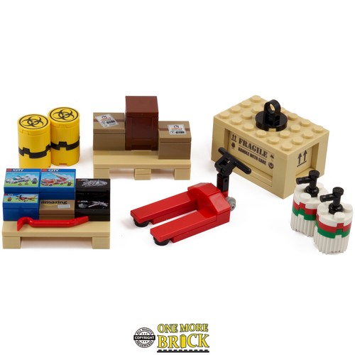 Cargo crates oil drums - crates,
