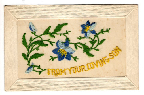 Ww1 french silk - c.ww1, card