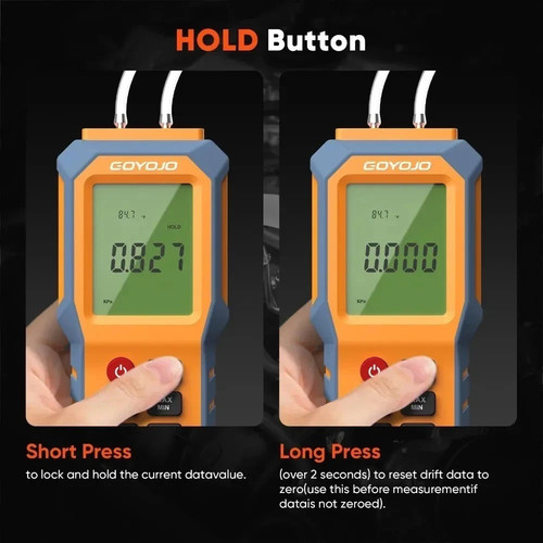 Digital manometer with - digital,