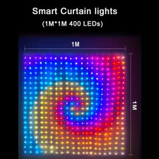 400 LED Smart Curtain Lights