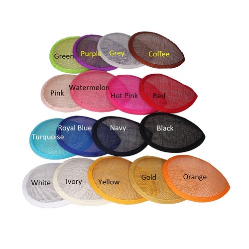 Teardrop sinamay hat base - teardrop,