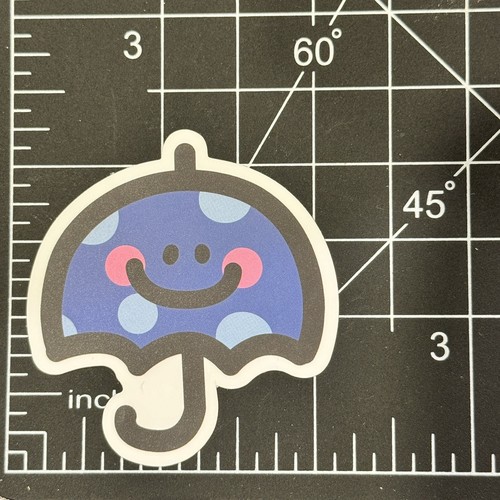 Umbrella smile blue dots - umbrella,