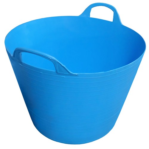 Blue plastic flexi tub - blue,