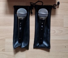 2 x Shure Prologue 14H Dynamic Vocal Microphones W/Switch HI Z In Very Good Cond