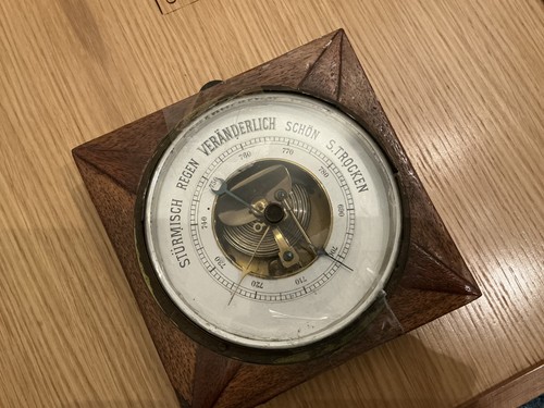 Antique german aneroid - german,