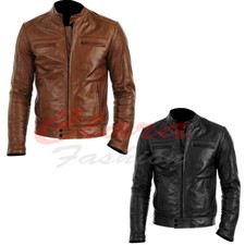 Men Cafe Racer Brown & Black