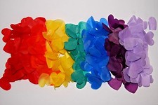 RAINBOW  Biodegradable Wedding Confetti - Hand made in the UK - Cones? FUN 4 ALL