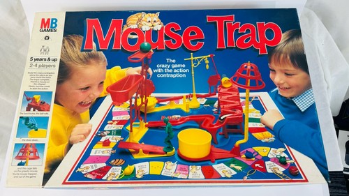 Mouse trap vintage board - mouse,