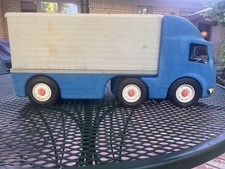 Vintage Little Tikes Semi 23"Truck Big Rig Hauler Blue Gray Tractor Trailer