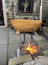 32mm water heater coil w/ 1m hose - stock tank bathtub - UK made - off grid