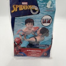Marvel Spider-man Inflatable Arm Bands Water Pool Floaties Kids 3-6 Years Old