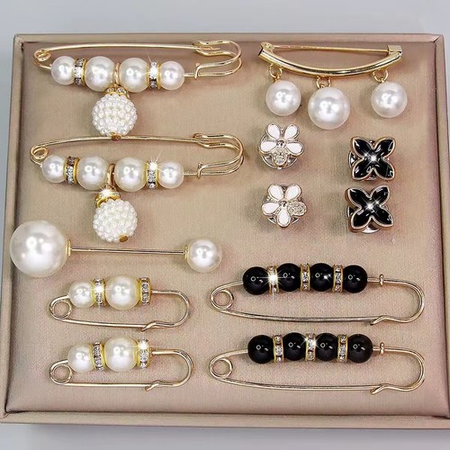 12x pearl brooch - brooch, pin