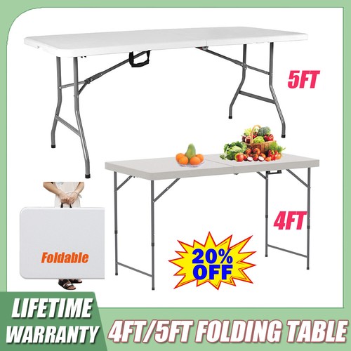 4ft 5ft folding white - folding,