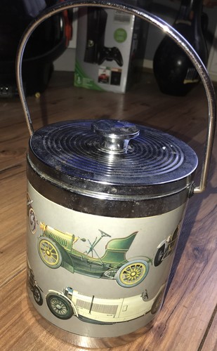 Vintage retro ice bucket - vintage,