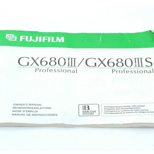 Fuji gx680 iii - gx680, iiis