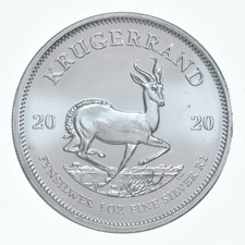 2020 South Africa 1 Krugerrand - 1 Oz. Silver Estate Coin Collection *456