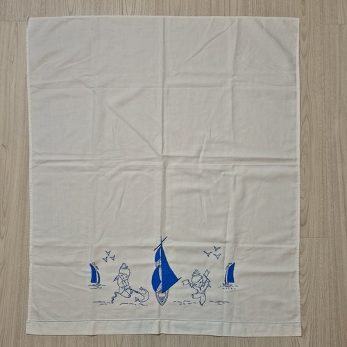 Vintage children curtain - children's, cot