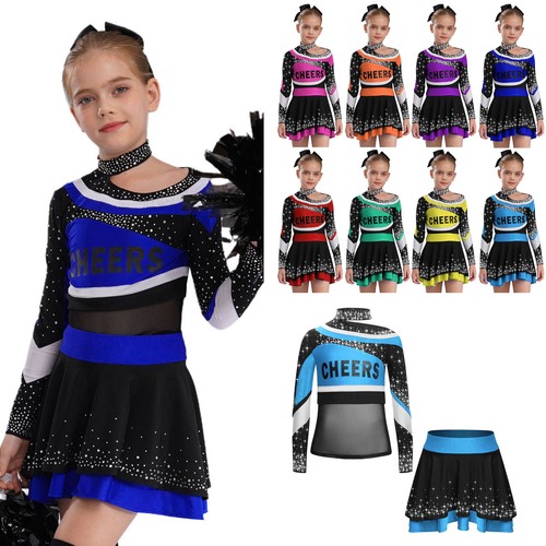 Girls cheer leader costume - uk, girls'