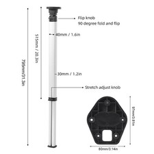 C-RV Telescopic Table Leg RV