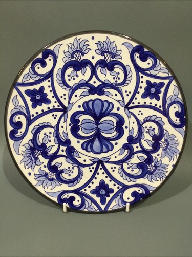 Ceraplat pottery spain blue - ceraplat,
