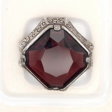 Vintage Miracle Brooch: Purple