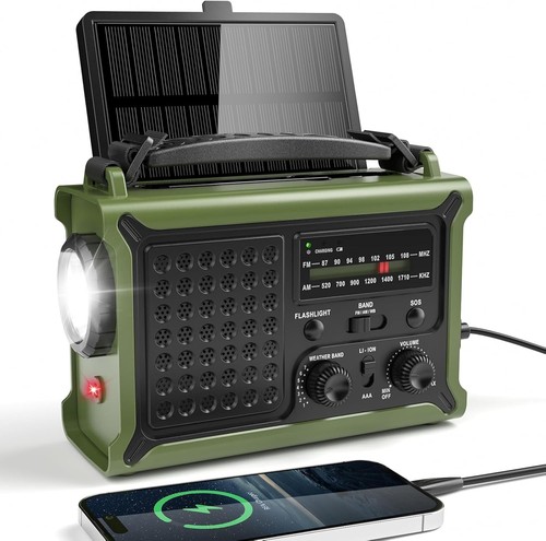 Wind radio solar - radio, am/fm