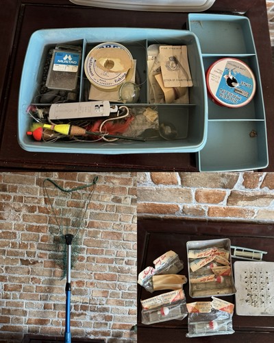 Vintage fishing lot water - fishing,