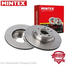 Brake Discs Pair Rear Solid