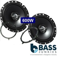 Fiat Punto Grande 2006 On JVC 6.5" 170MM 600 Watt Car 2 Way Front Door Speakers