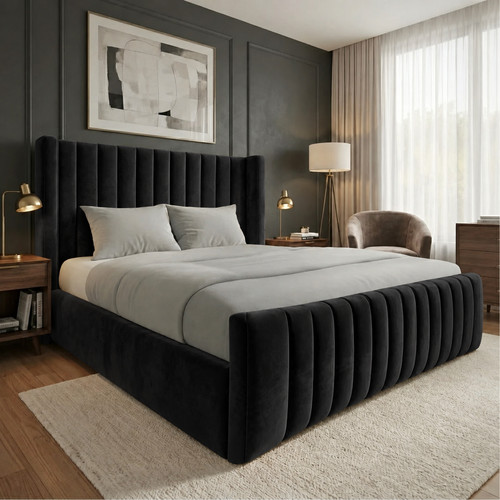 Bedcroft royal panel wingback - royal,