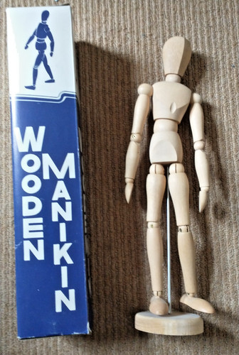 Wooden manikin - 12",